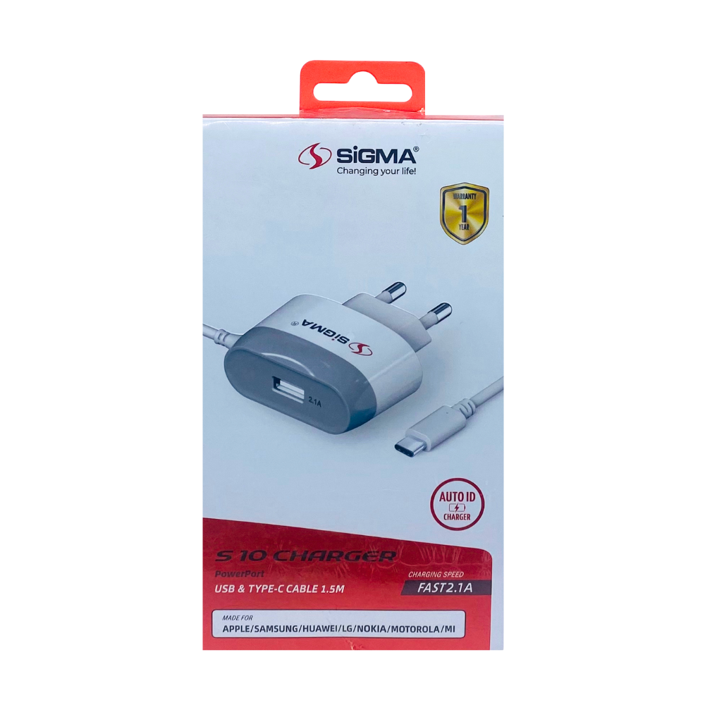  SIGMA (S10) FAST CHARGER TYPE-C [CH SIGMA S10 TYPEC]