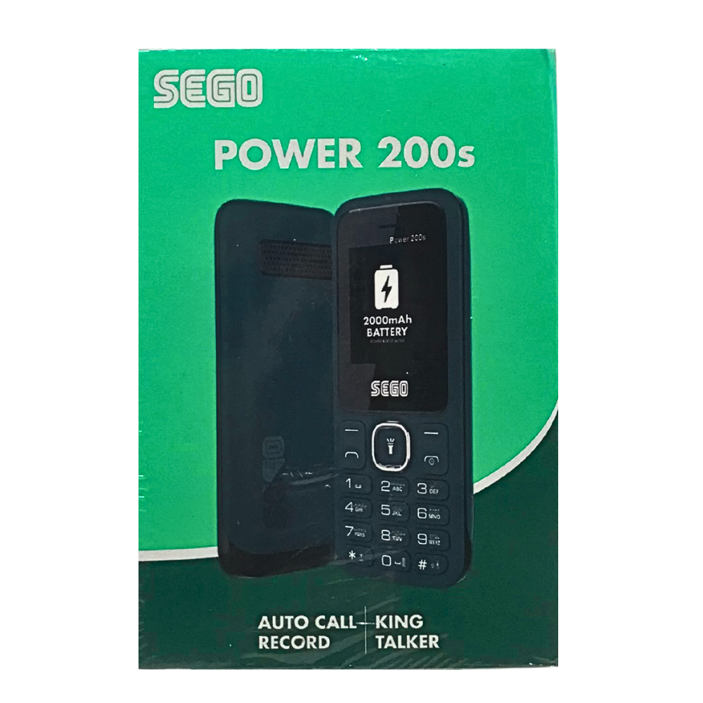 KEYPAD MOBILE SEGO DISPLAY 1.8'' BATTERY 2000mAh DUAL SIM [POWER 200]