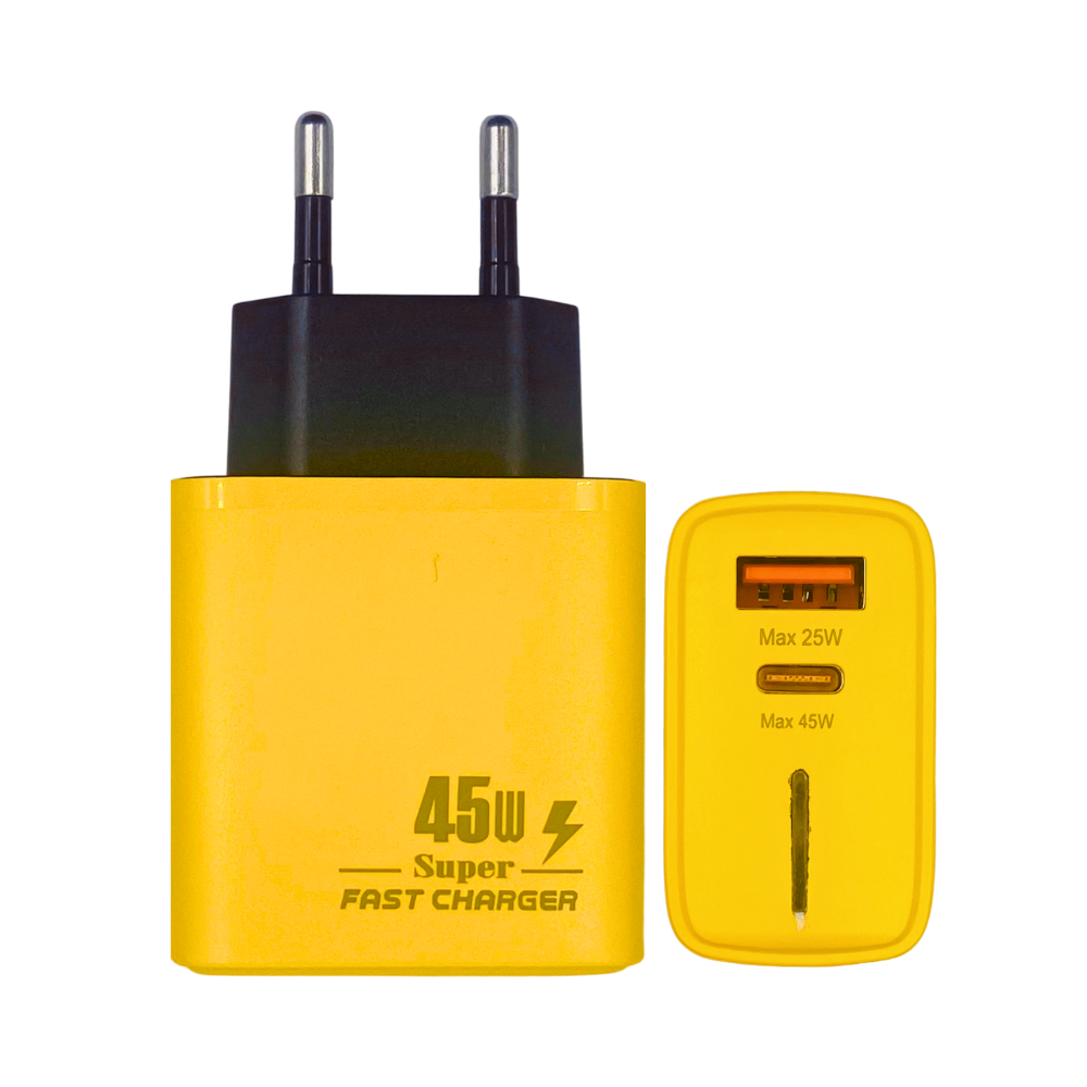 SUPER FAST CHARGING ADAPTER 45W+PD [CH 45W MAX]