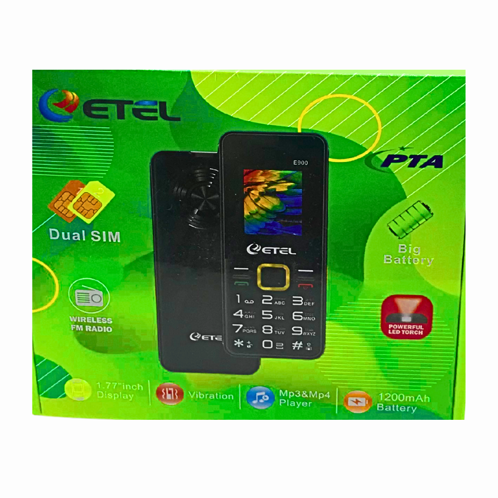 KEYPAD MOBILE E900 DISPLAY 1.77'' BATTERY 1200mAh DUAL SIM [ETEL 900]
