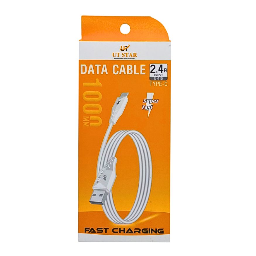 UT STAR SUPER FAST 2.4A DATA CABLE (TYPE-C) U-010 [DC UT U010]