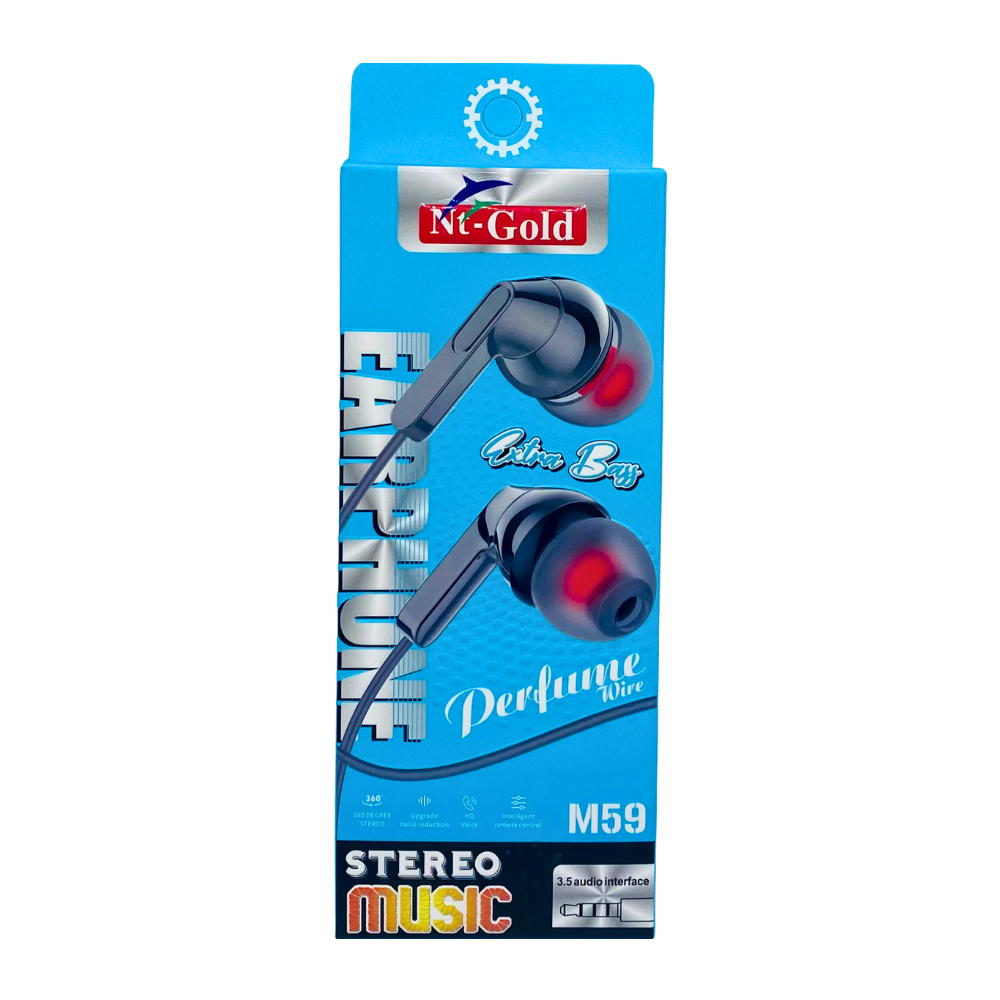  NT GOLD UNIVERSAL STEREO HANDFREE (M59) [HF NT GOLD] 