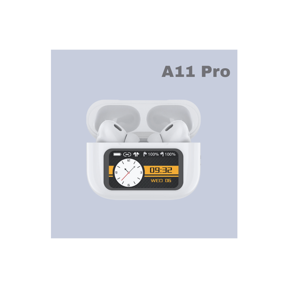 LCD DISPLAY AIRPODS PRO2 A11PRO WITH ANC AND ENC [AIRPODS A11 PRO]