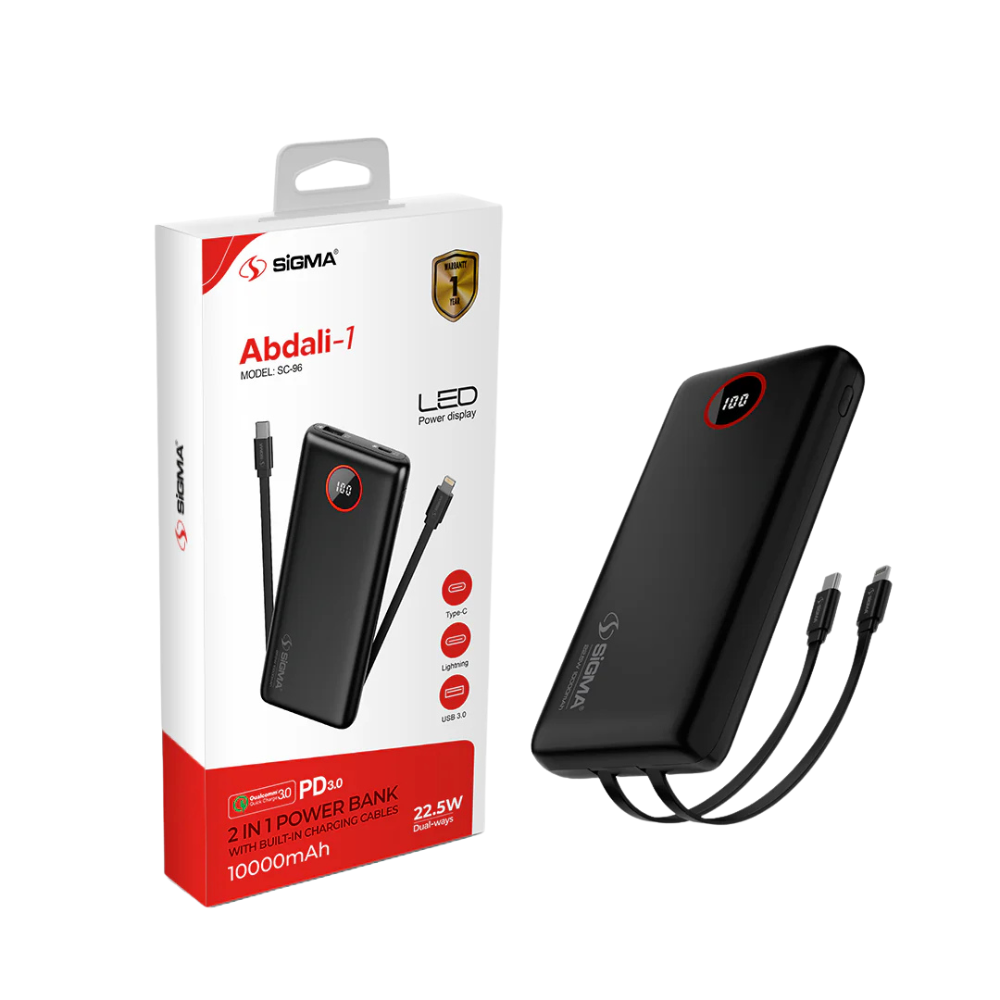 SIGMA ABDALI-1 SC 96 POWER BANK 10000mAh [PB SIGMA SC96]