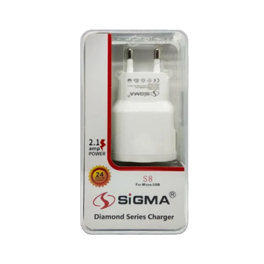 SIGMA (S8) TYPE-C 2.4A CHARGER [CH SIGMA S8 TYPEC]