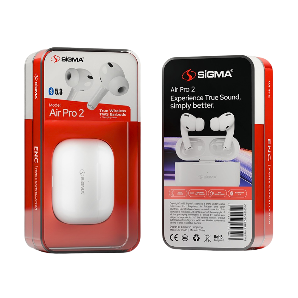 SIGMA AIR PRO 2 EARBUDS [SIGMA EARBUDS PRO2]