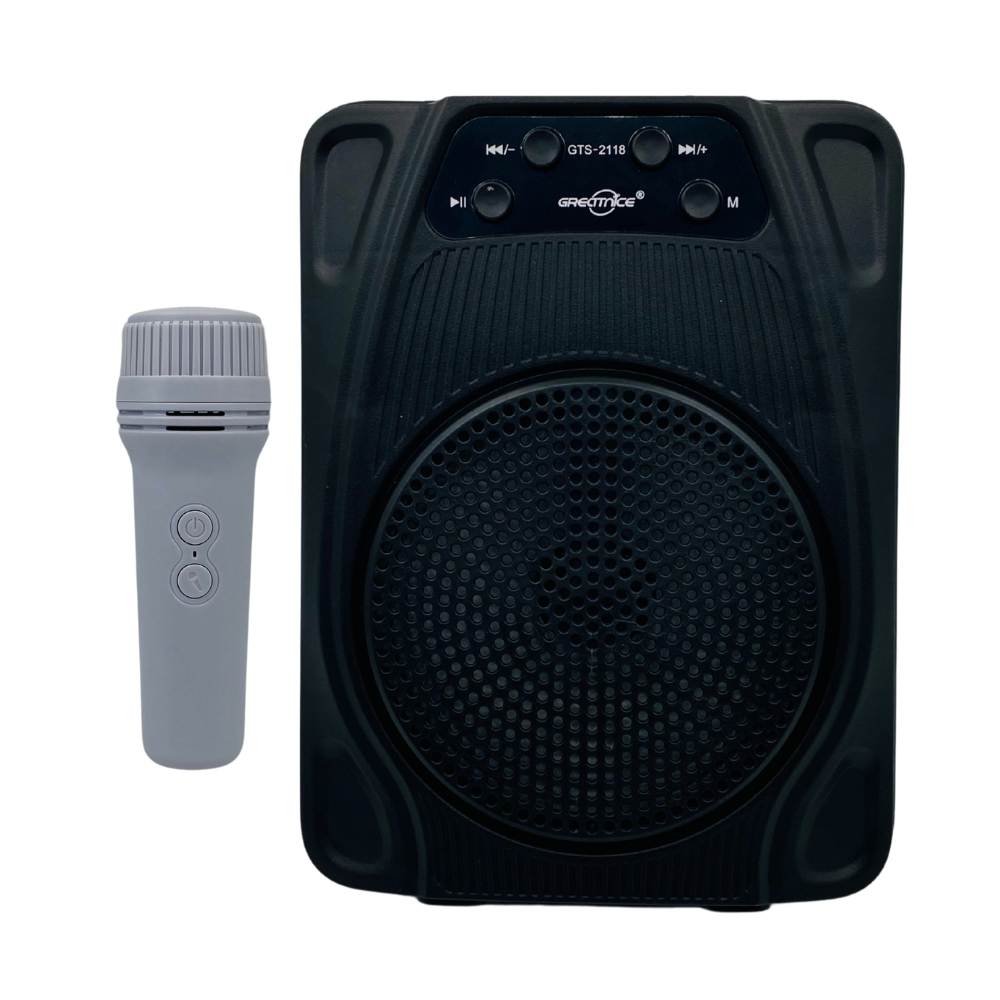 WIRELESS SPEAKER GTS-2118 WITH MIC (4INCH) [GTS 2118]