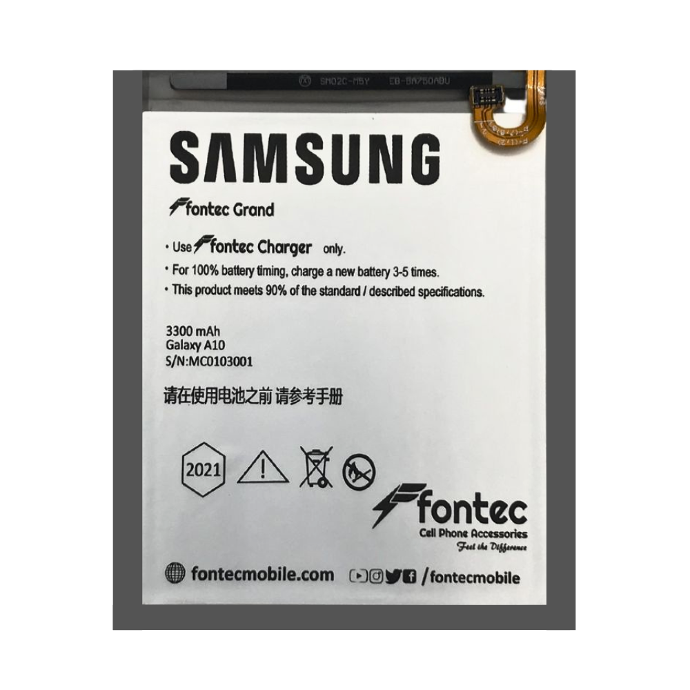 FONTEC MOBILE BATTERY SAMSUNG A10 (EB-BA750ABU) [BT A10-7]