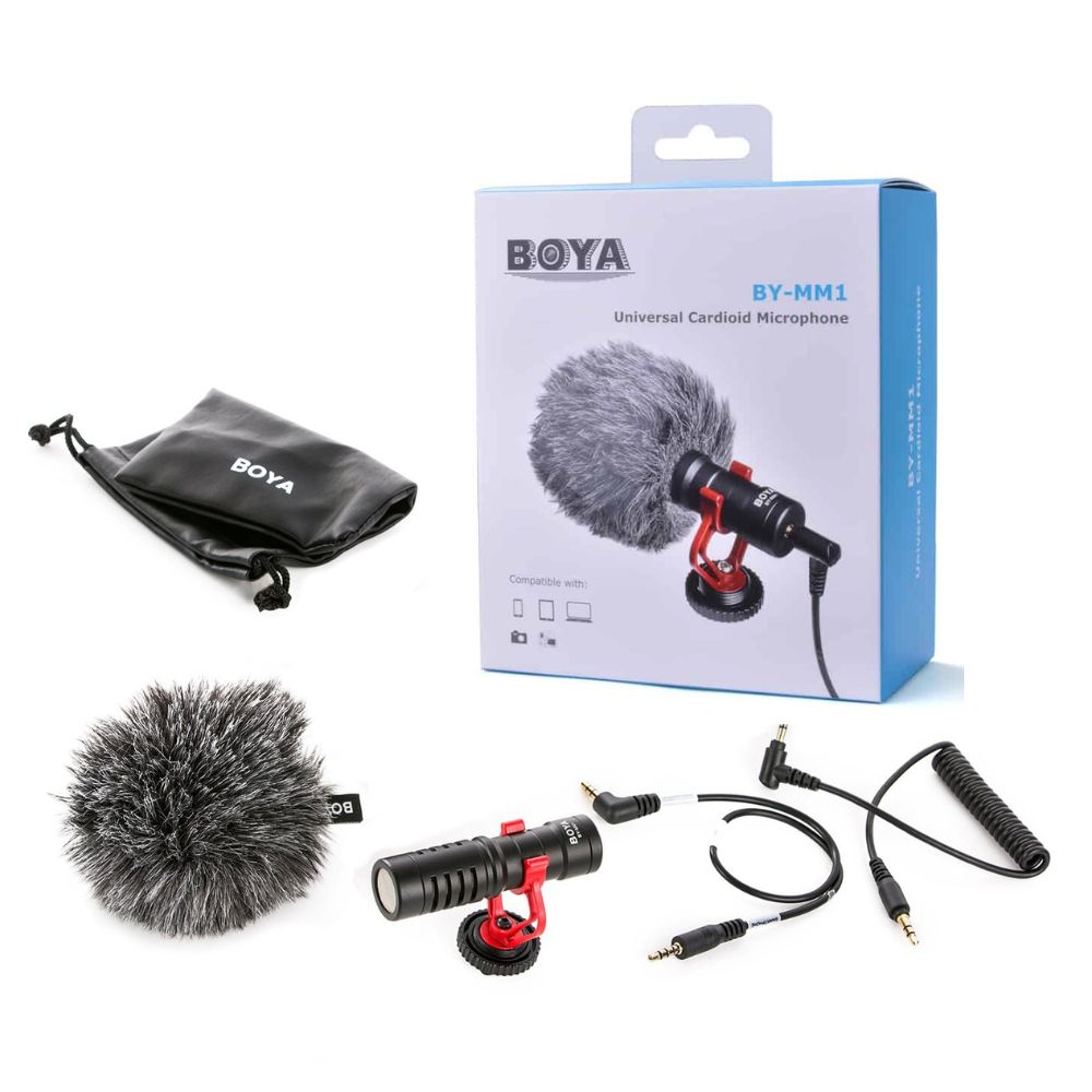 BOYA MIC  SUPER SOUND FOR PRESENTATION AND VIDEO RECORDING (BY-MM1) [BOYA MIC-3]
