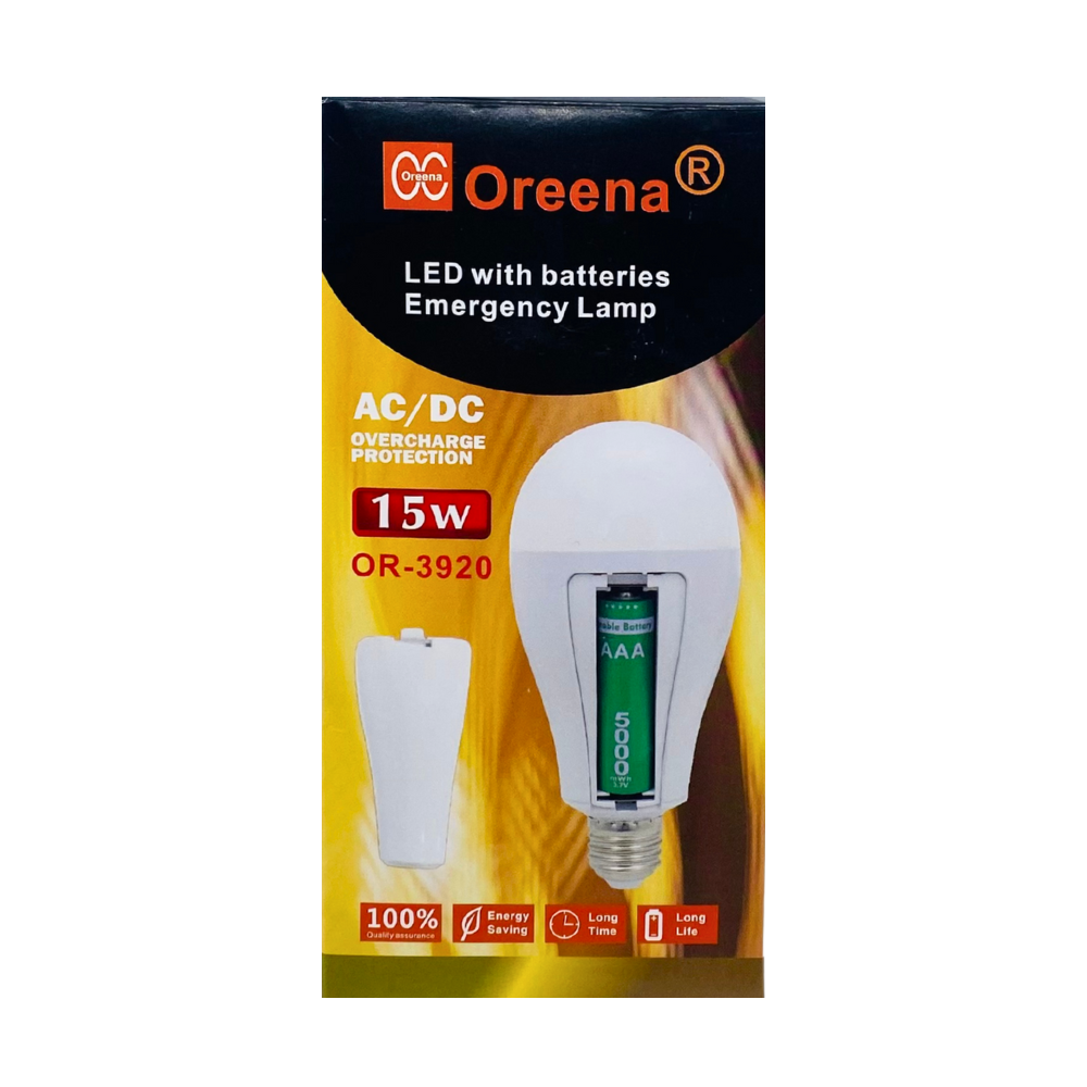 OREENA LED WITH BATTRIES EMERGENCY LAMP EP-7025 [BULB EP7025]