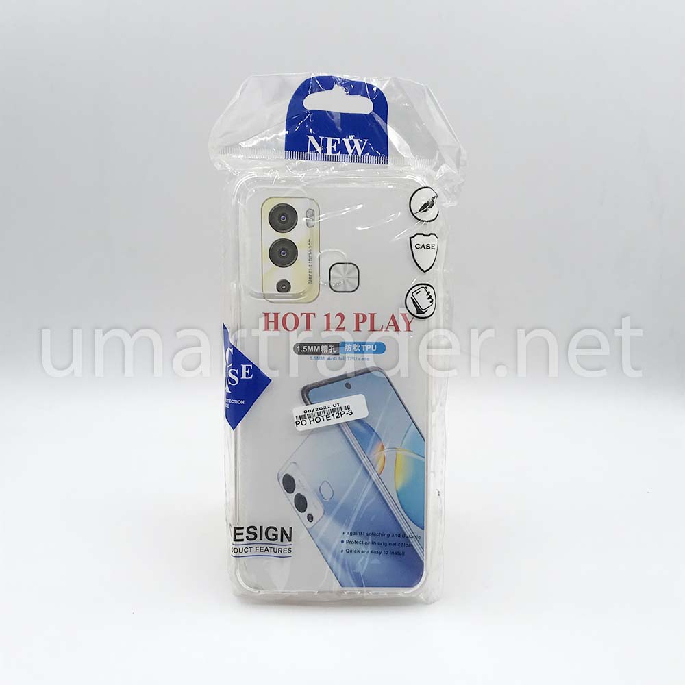 TPU TRANSPARENT POUCH INFINIX HOT 12 PLAY [PO HOTE12P-3] 