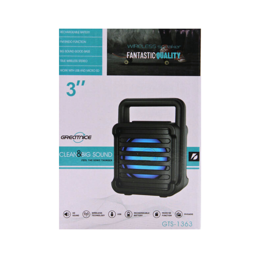 GTS-1363 WIRELESS BLUETOOTH SPEAKER [GTS 1363]