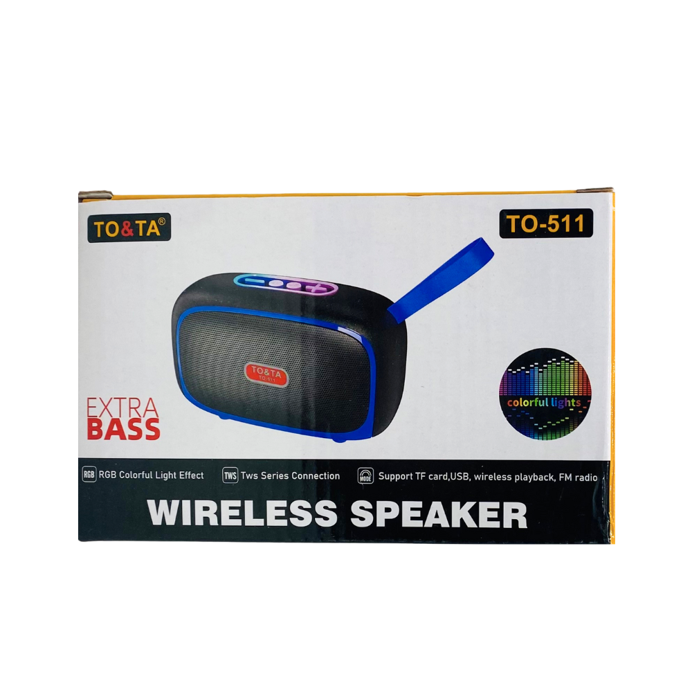 WIRELESS PROTABLE SPEAKER (TO-511) [SPEAKER TO-511]