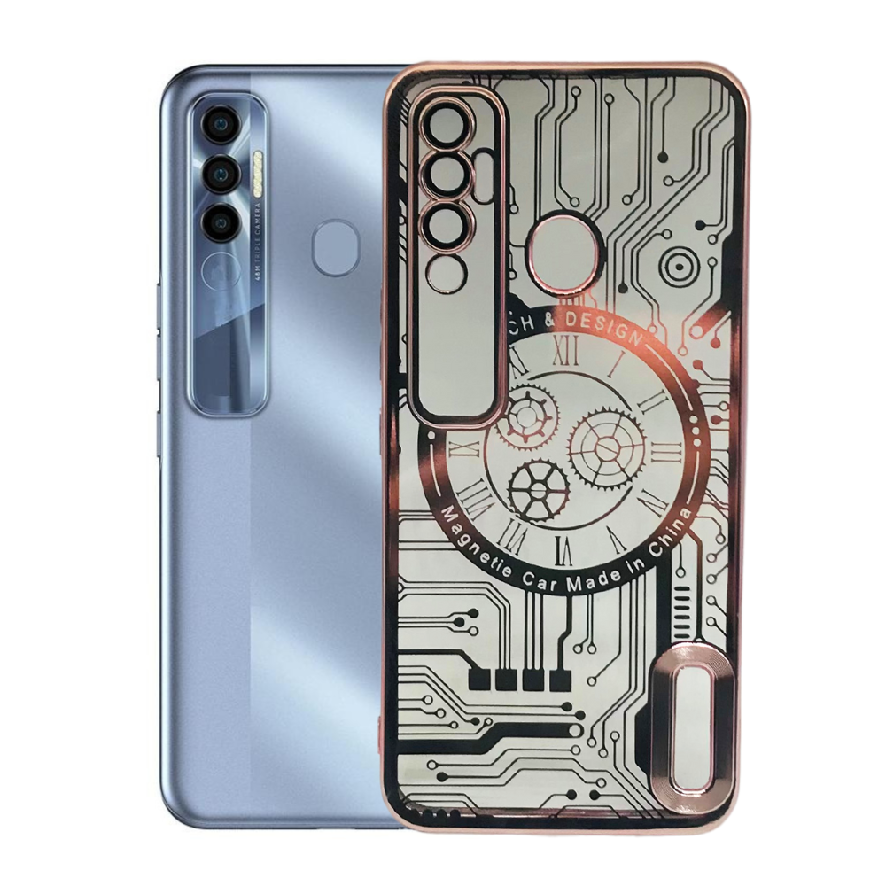 CD RING CHROME MOBILE CASE TECNO SPARK7PRO [PO SPARK7PRO-26]