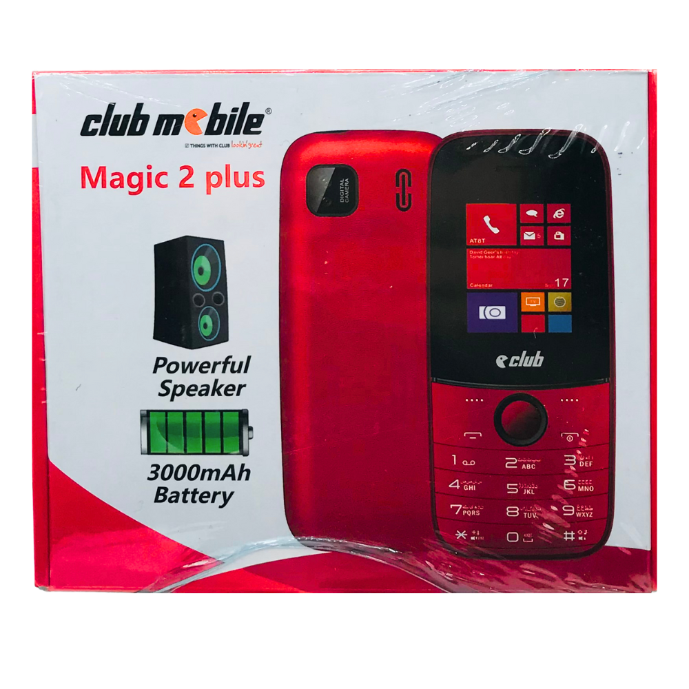 KEYPAD MOBILE CLUB MAGIC2 PLUS DISPLAY 2.0'' BATTERY 3000mAh DUAL SIM [CLUB MAGIC2 PLUS]