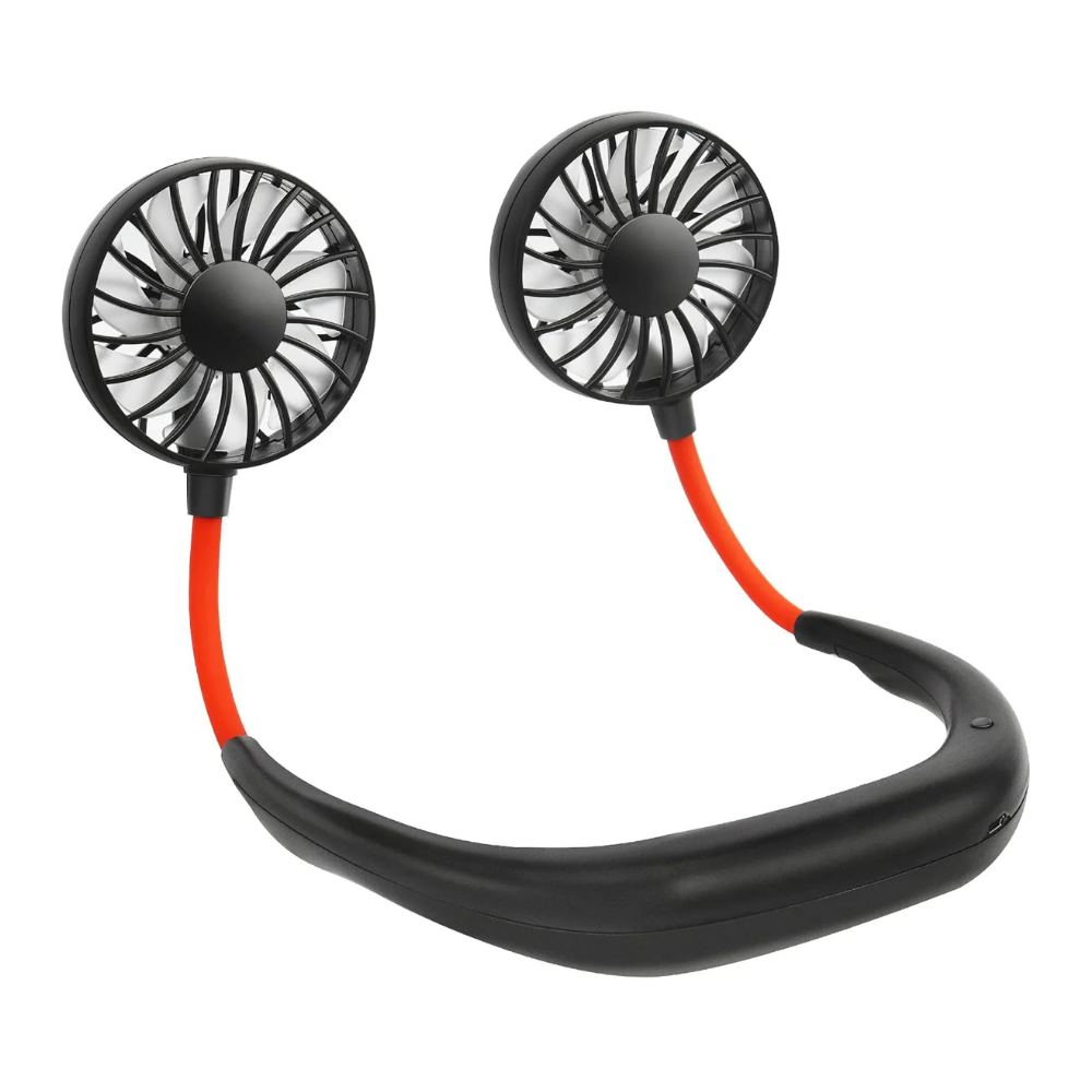 MINI NECK DOUBLE FAN WEARABLE [NECK FAN WEARABLE]