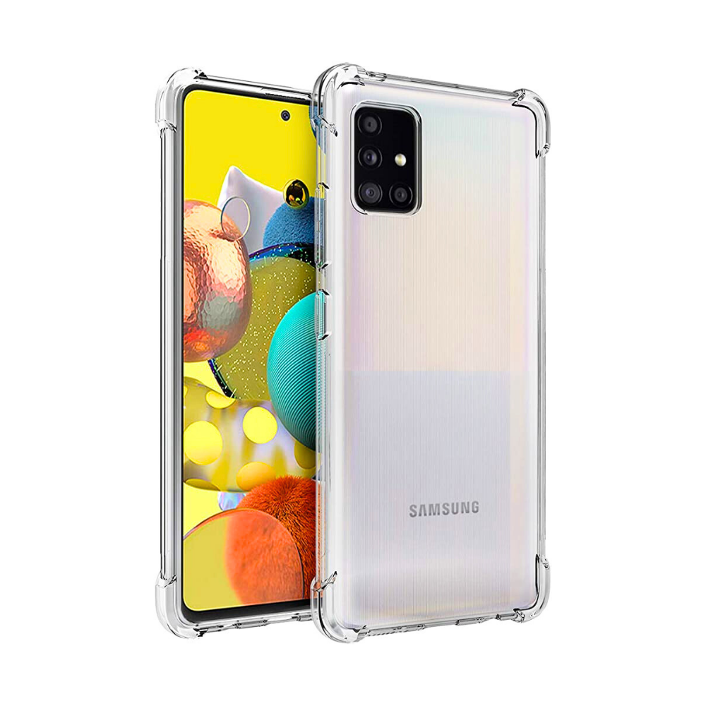  TPU TRANSPARENT POUCH (SAMSUNG A51) [PO A51-3]