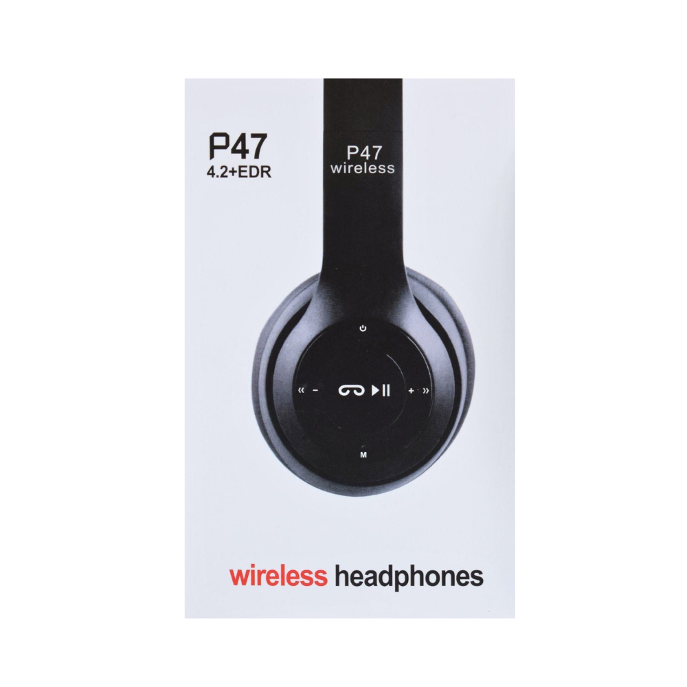 WIRELESS BLUETOOTH HEADPHONE (P47) [HF COMPUTE-15]