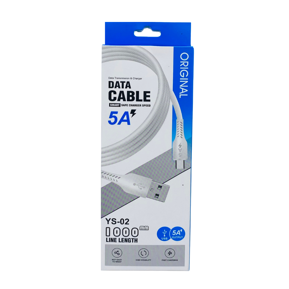 FAST CHARGING DATA CABLE 5A (YS-02) [DC YS02 V8]