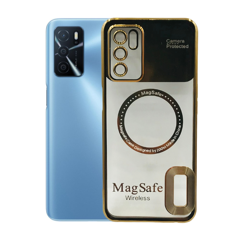 CD RING CHROME MOBILE CASE OPPO A16 [PO A16-26]