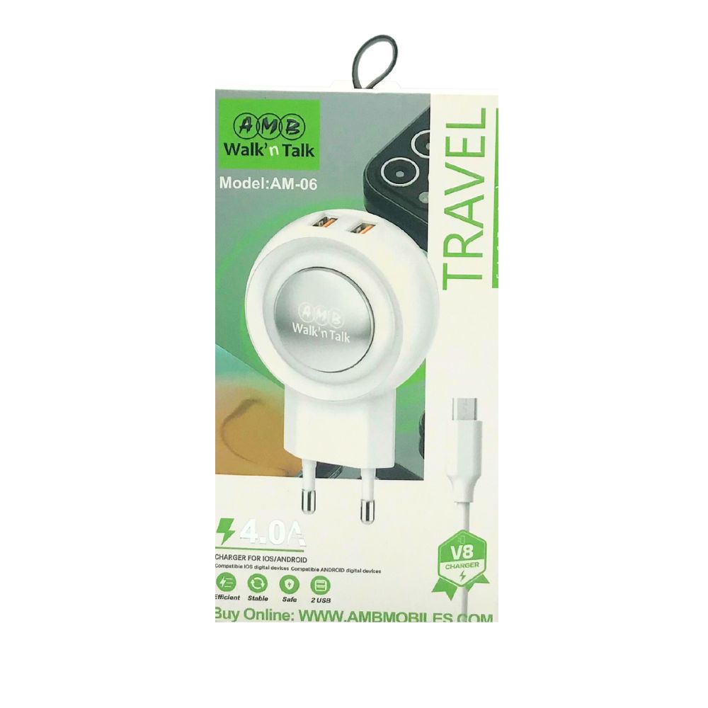 AMB FAST MOBILE CHARGER 4.0A  (AM-06) [CH AM06]