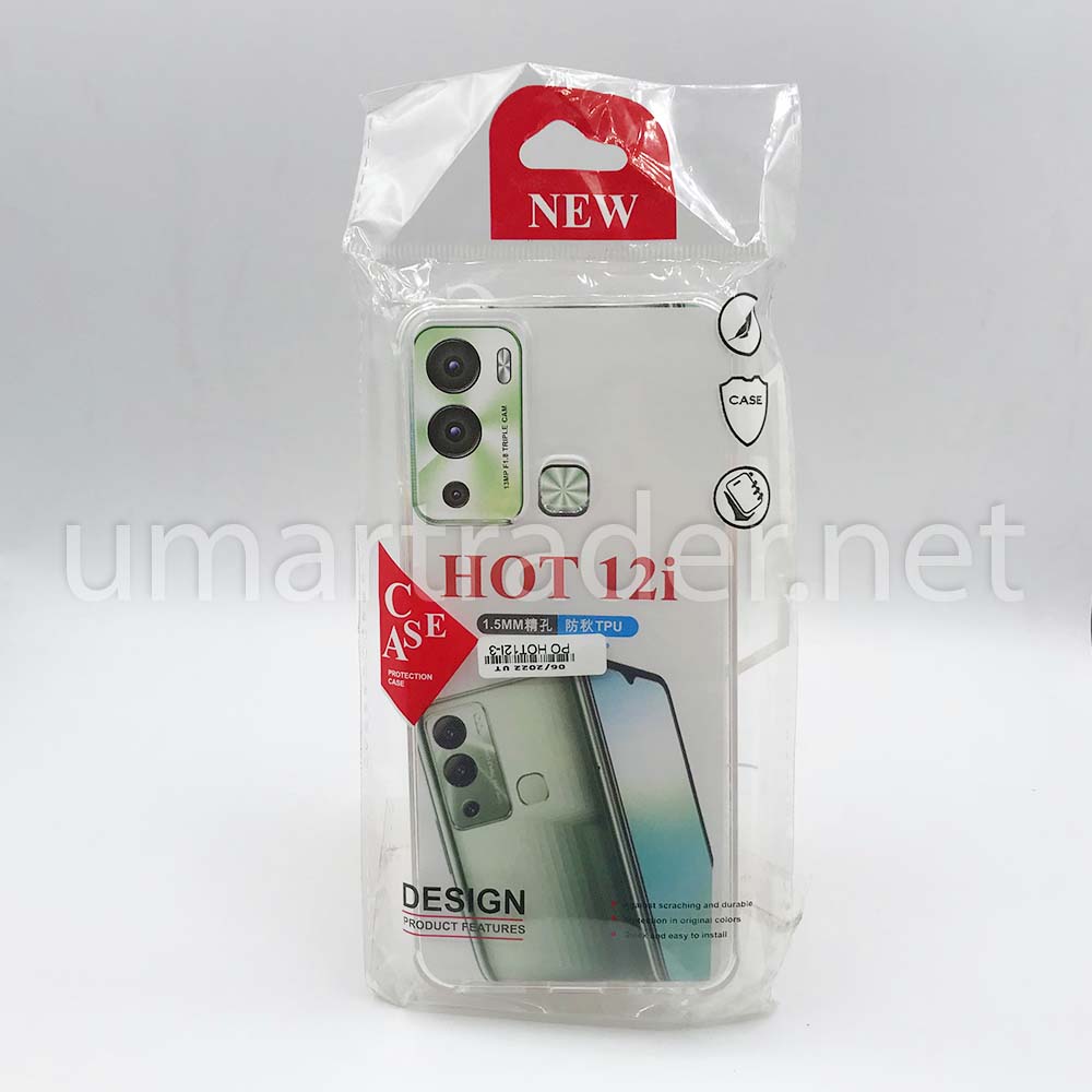 TPU TRANSPARENT POUCH (Infinix Hot 12i) [PO HOTE12i-3] 