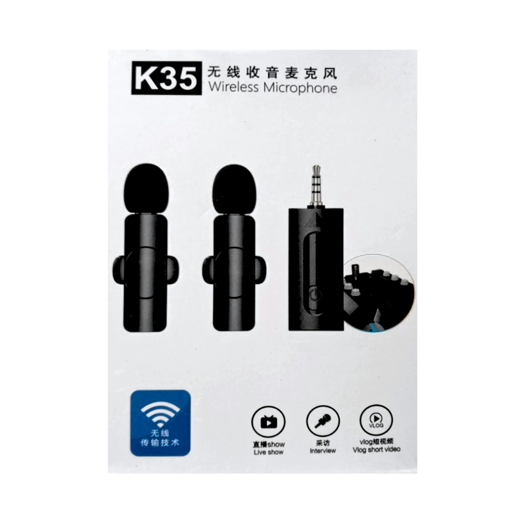 WIRELESS MIC K35 DOUBLE [MIC K35 DUBLE]
