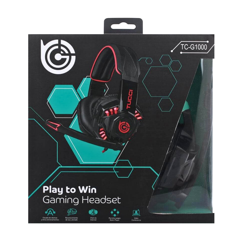 TUCCI BLUETOOTH GAMING HEADSET TC-1000  [TC G1000]