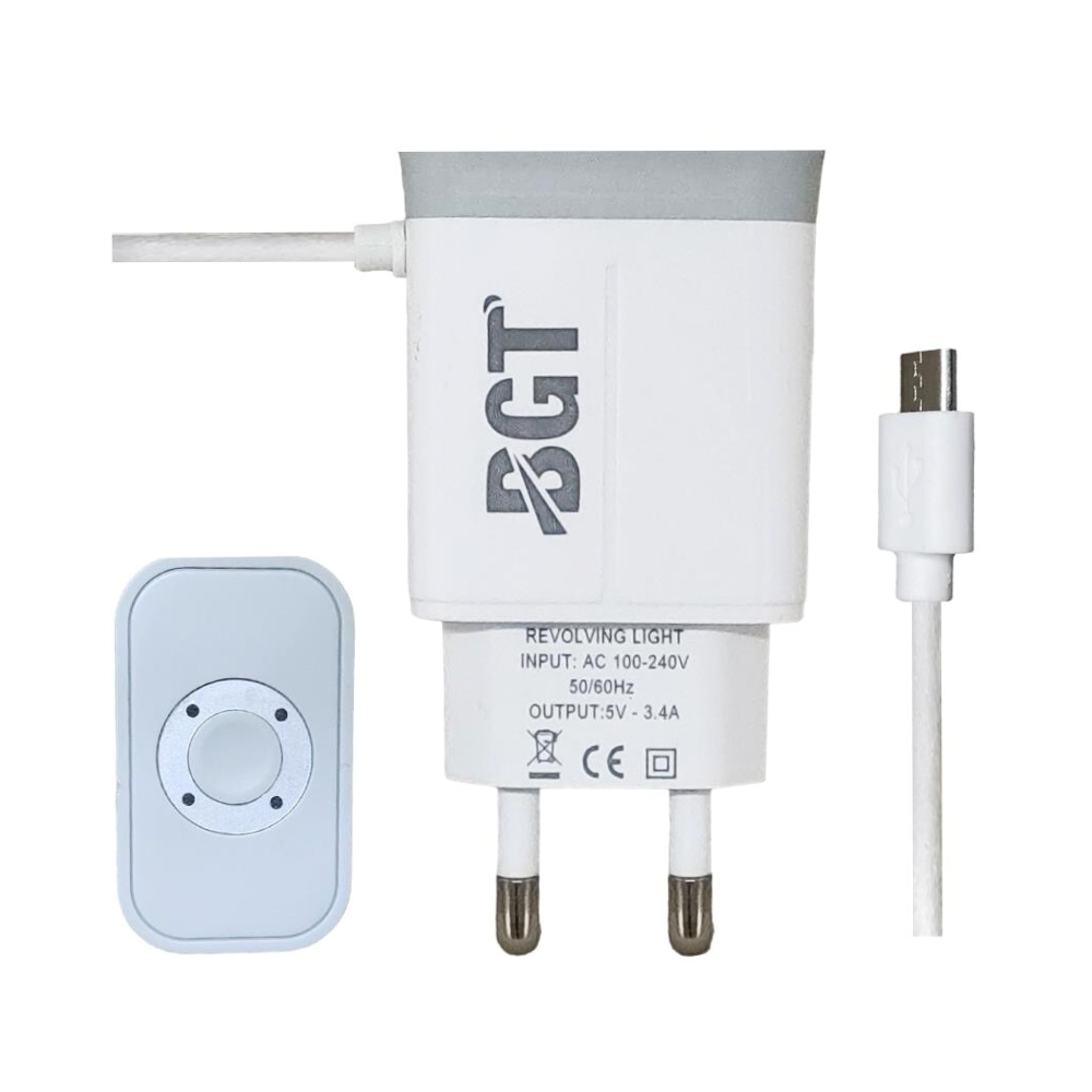BGT USB QUICK FAST CHARGER [CH RUNNING LIGHT]