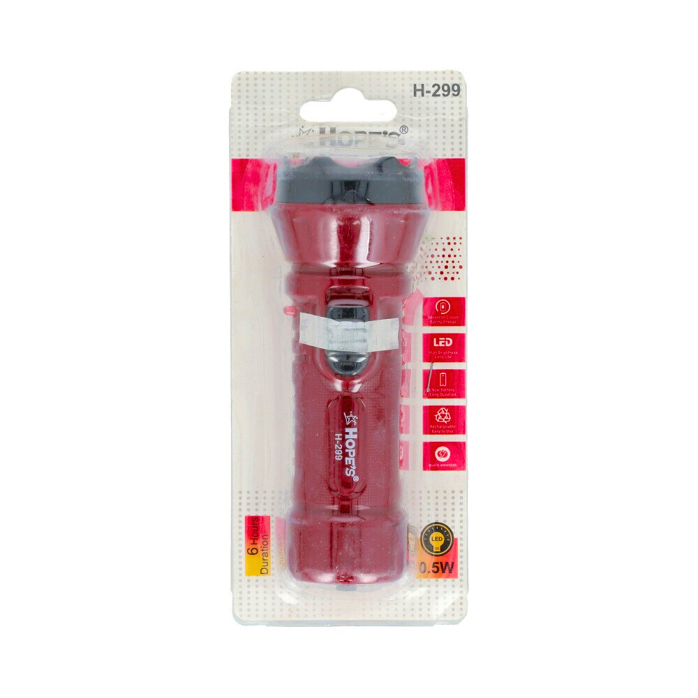 LED PORTABLE RECHARGEABLE TORCH H-299 [LIGHT H299]