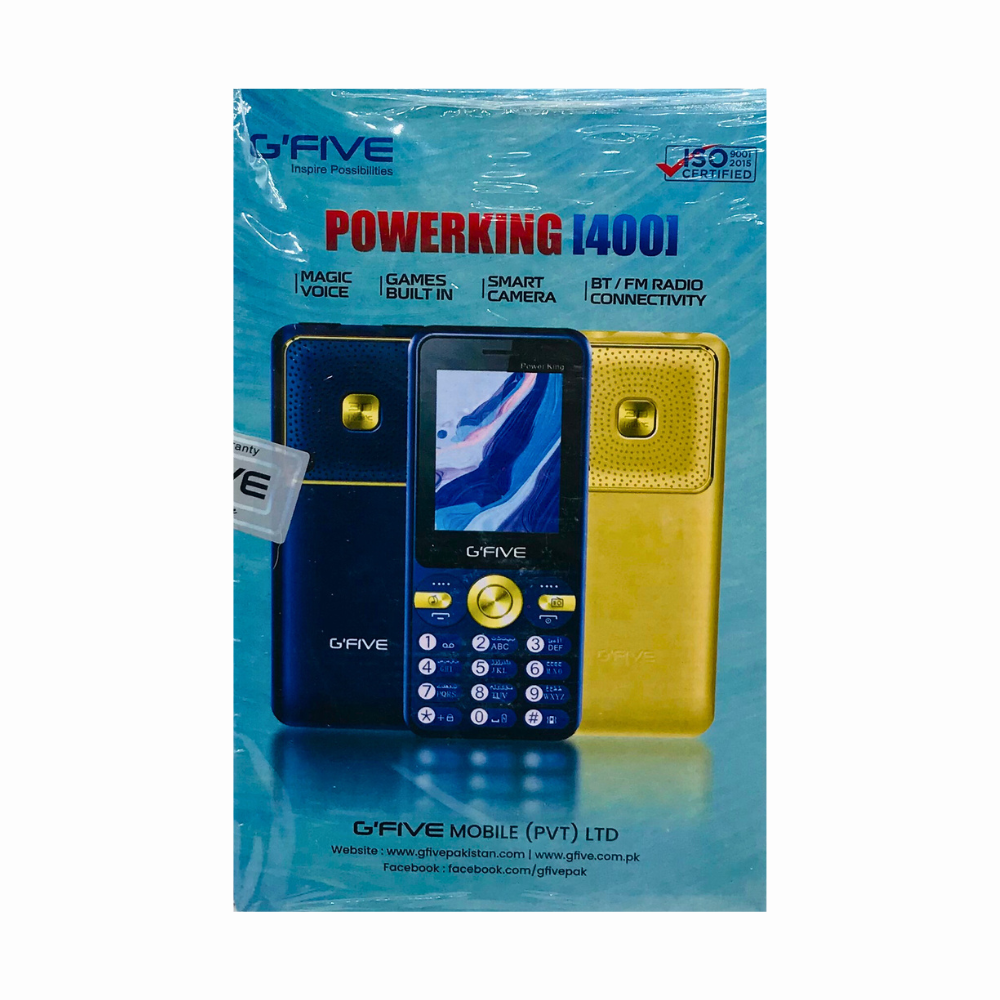 KEYPAD MOBILE GFIVE POWERKING 400 DISPLAY 2.4'' BATTERY 3500mAh DUAL SIM [POWERKING 400]
