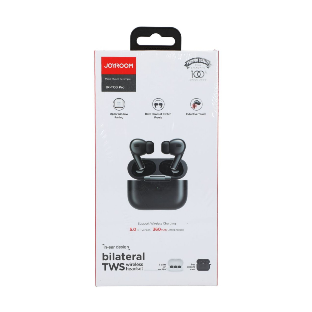 TWS JOYROOM AIRPODS PRO2 BLACK [JOYROOM PRO2 BLACK]