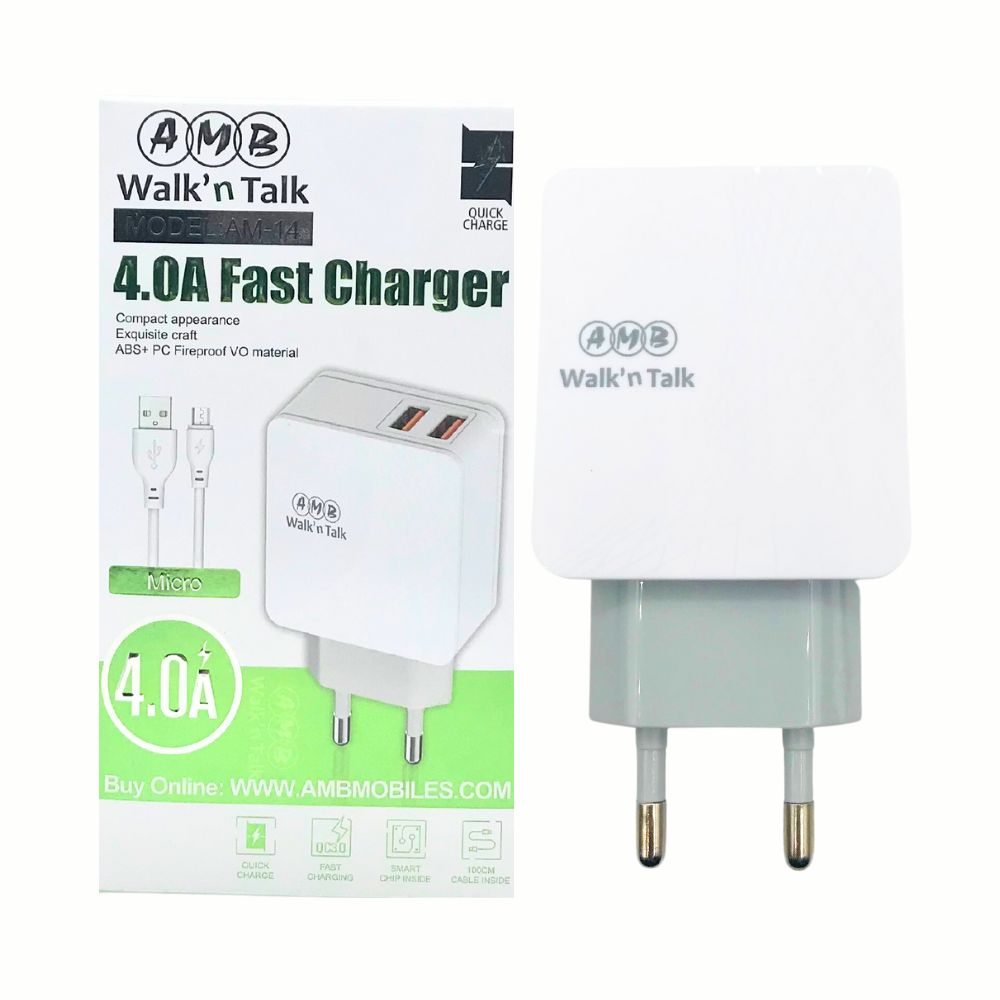AMB FAST MOBILE CHARGER 4.0A  (AM-14) [CH AM14]