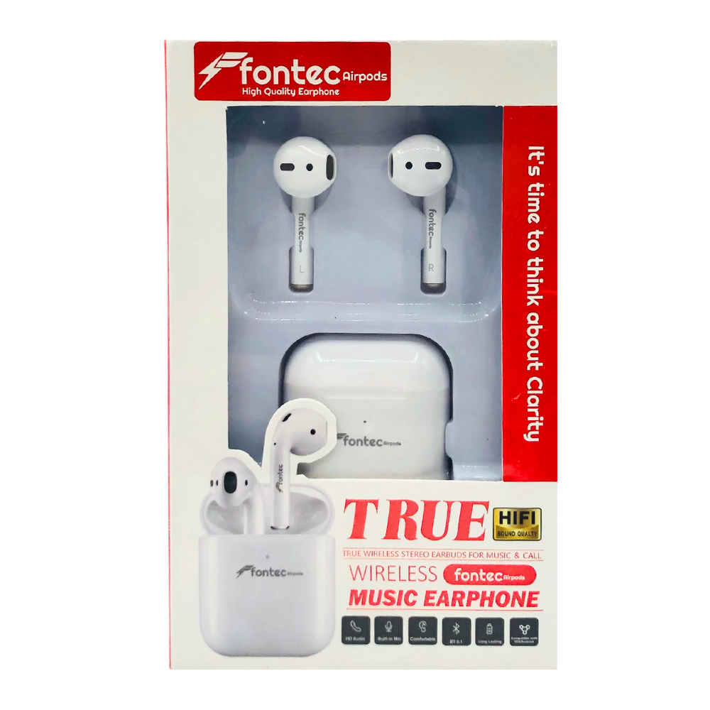 FONTEC WIRELESS BLUETOOTH EARPODS [FONT AIRPODS-2]