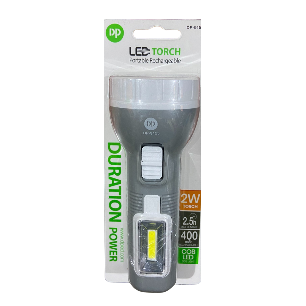 LED PORTABLE RECHARGEABLE TORCH DP-9155 [LIGHT DP9155]