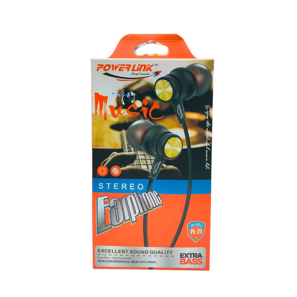 HIGH QUALITY HANDFREE EXTRA BASS (POWERLINK PL-21 [HF PL21-1]