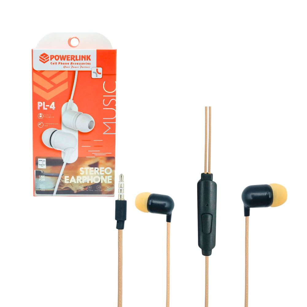 HIGH QUALITY HANDFREE EXTRA BASS (POWERLINK PL-4) [HF PL4-1]