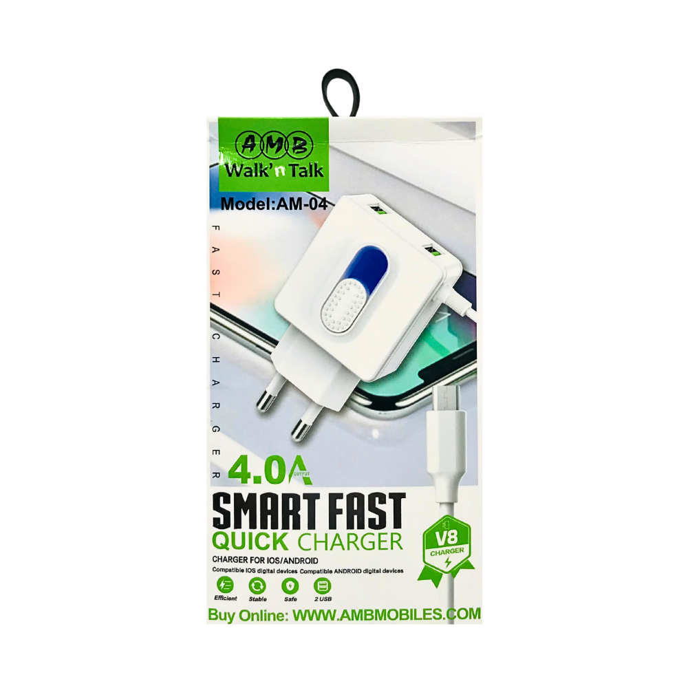 A.M.B FAST MOBILE CHARGER 4.0A  (AM-04) [CH AM 04]