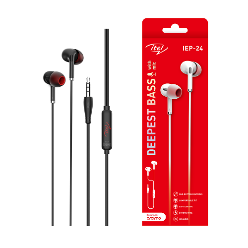 ITEL DEEPEST BASS HANDFREE (IEP-24) [HF ITEL-1]