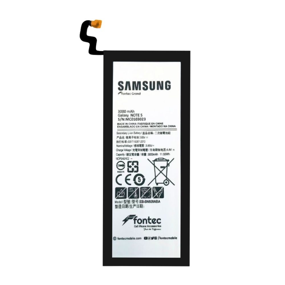 FONTEC MOBILE BATTERY SAMSUNG NOT5 (EB-BN920ABE) [BT NOTE5-7]