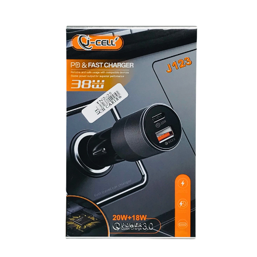 JCELL QUICK CAR CAHRGER (18W) [CH CAR18W]