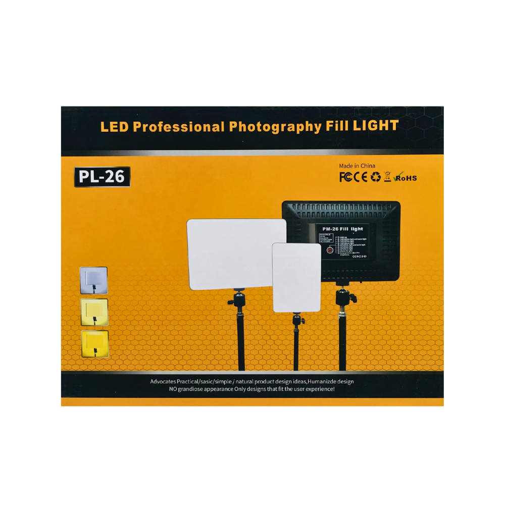 LED PROFESSIONAL PHOTOGRAPHY FILLL LIGHT (PL-26) [PL26 10INCH]