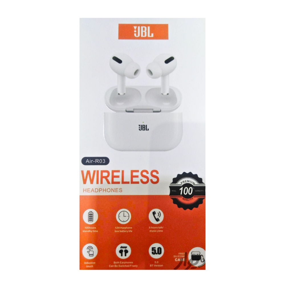 JBL WIRELESS BLUETOOTH EARBUDS (AIR-R03) [HF BT JBL]