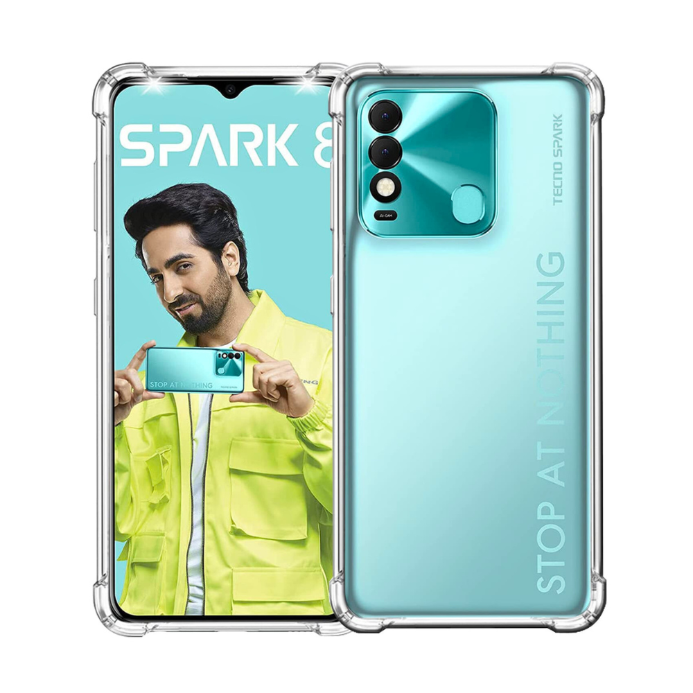  TPU TRANSPARENT POUCH (Tecno Spark 8 C) [PO SPARK8C-3]