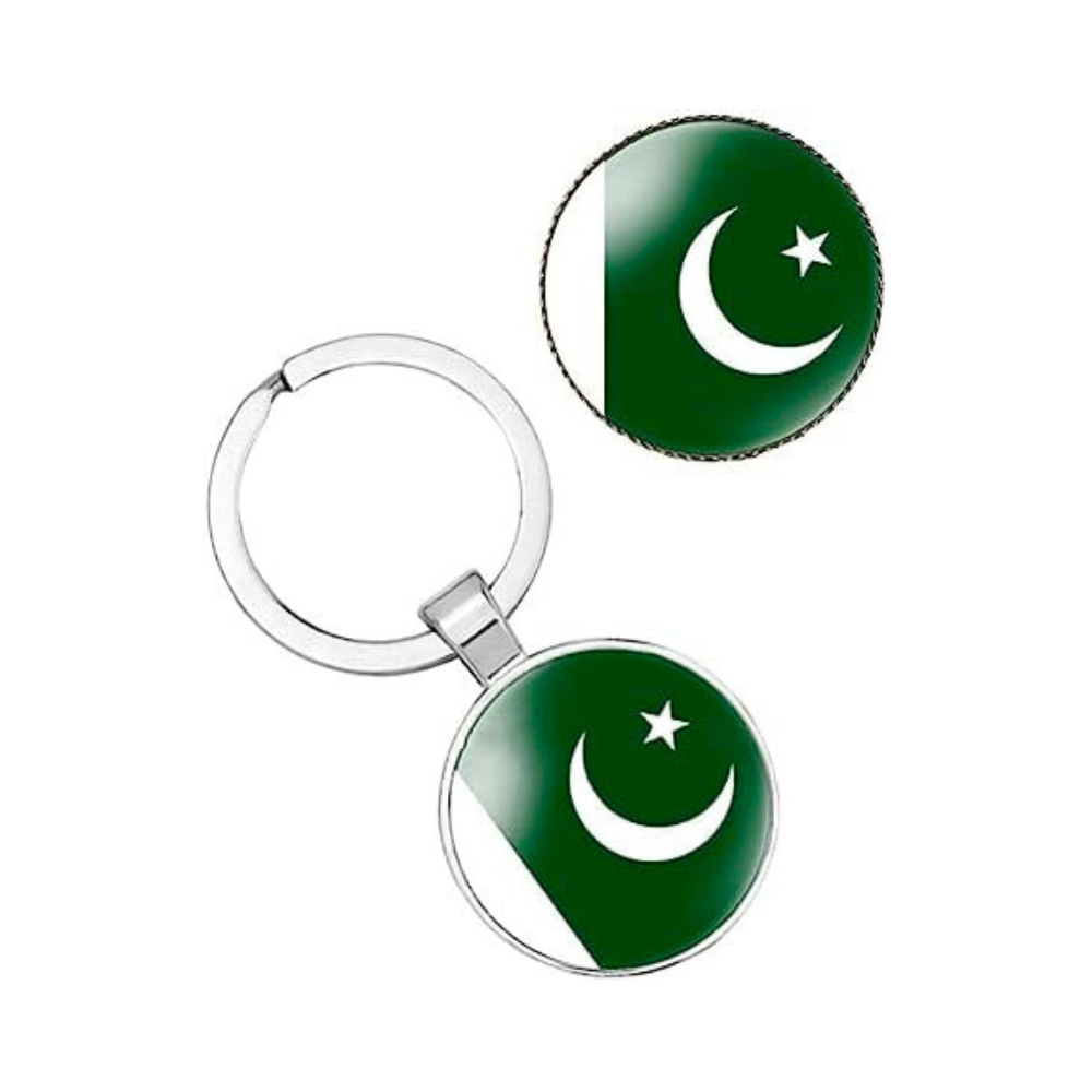 KEY RING PAKISTANI FLAG EMOJI [KEY RING FLAG EMOJI]