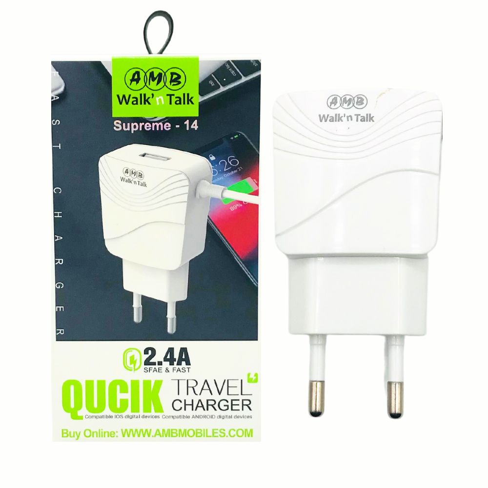 AMB FAST MOBILE CHARGER 4.0A  (SUPREME-14) [CH SUPREME14]