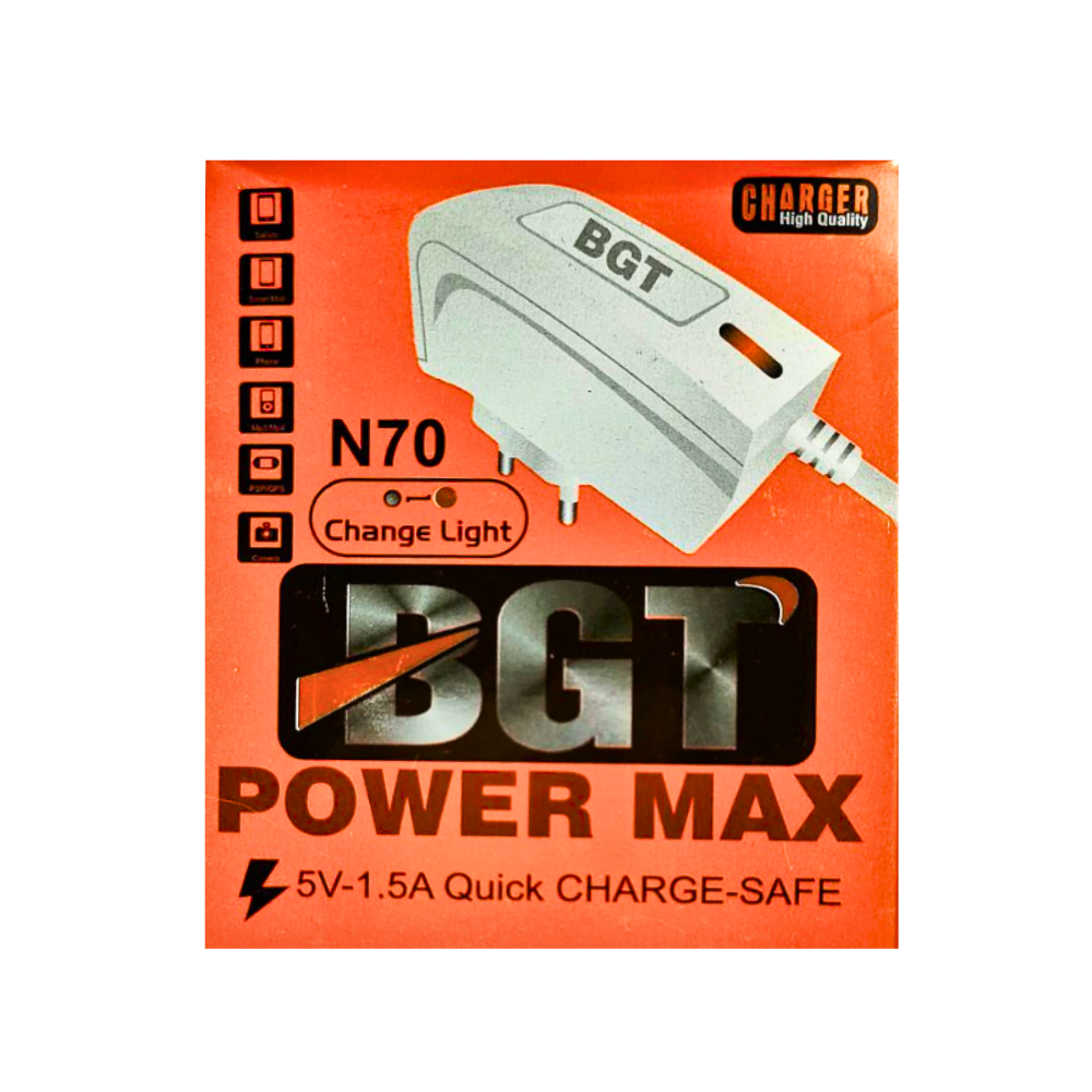 BGT POWER MAX CHARGER WITH FIX MICRO CABLE (BGT V8) [CH 6500-7]