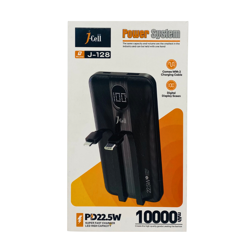 JCELL POWER BANK 10,000mAh (J-128) [PB J128]