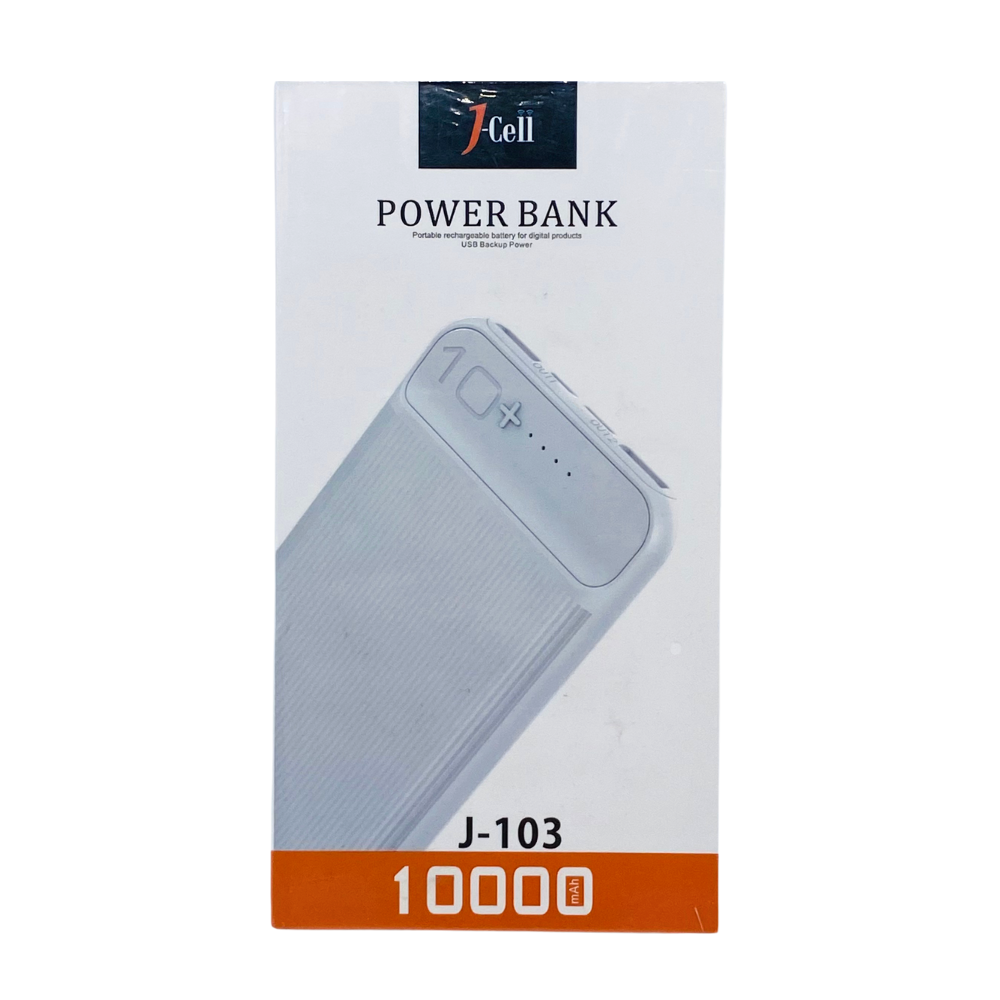 JCELL POWER BANK 10,000mAh J-103 [PB JCELL J103]