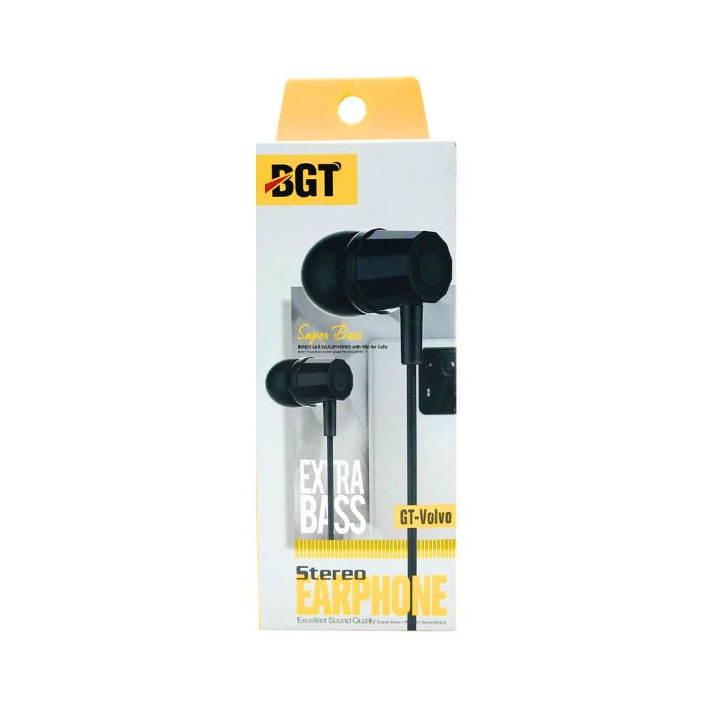 HIGH QUALITY BGT MUSIC EARPHONE (GT-VOLVO) [HF BGT VOLVO]